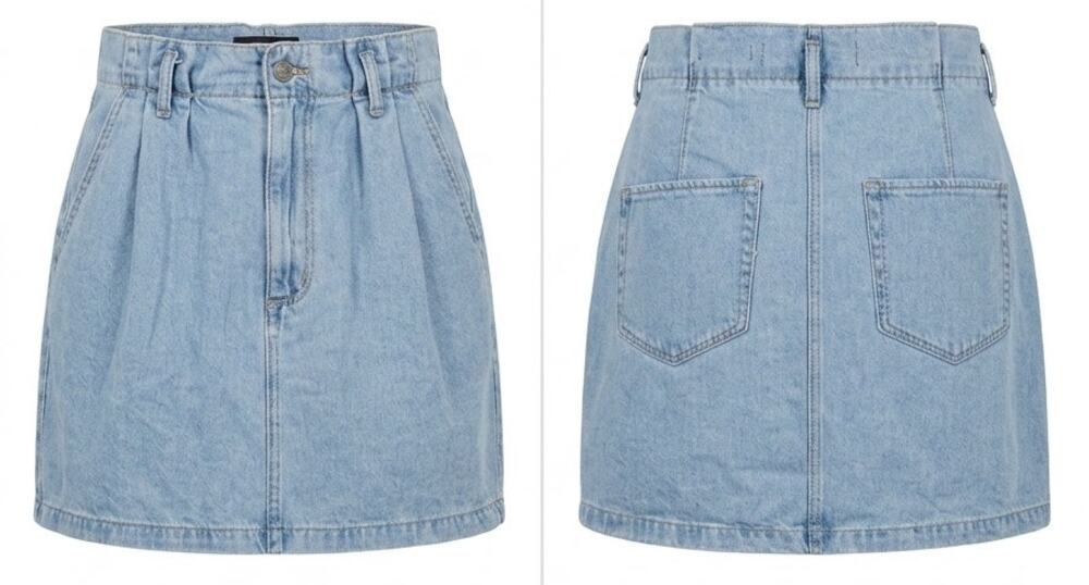 Hollister Ultra High-Rise Skirt A-Line Pleated Wash Skirt Women Size 11